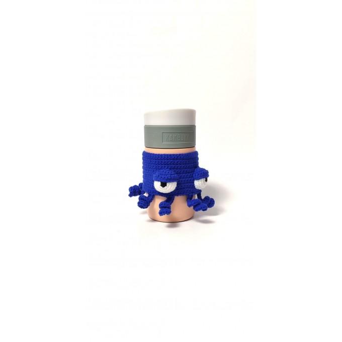 octopus mug cozy blue