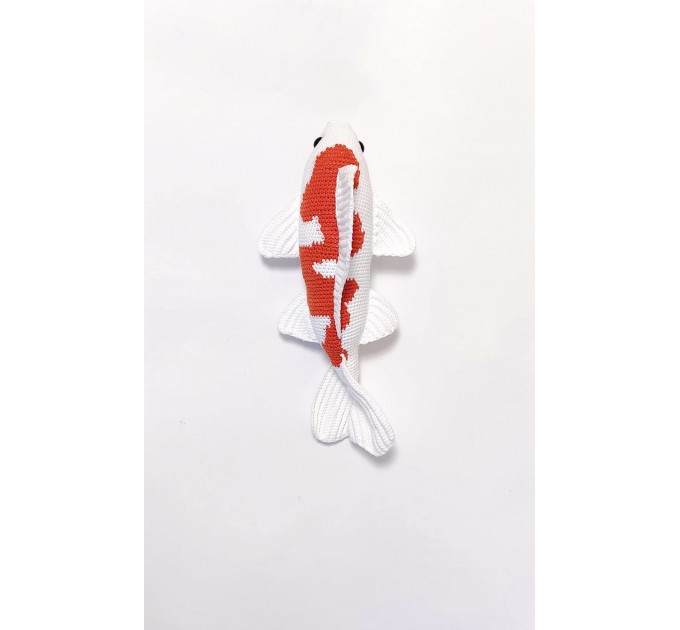 Stuffed koi fish orange