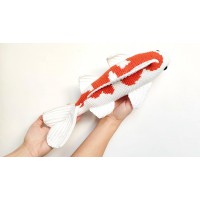 Stuffed koi fish orange