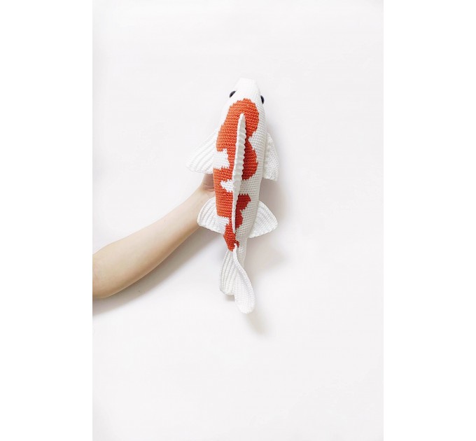 Stuffed koi fish orange