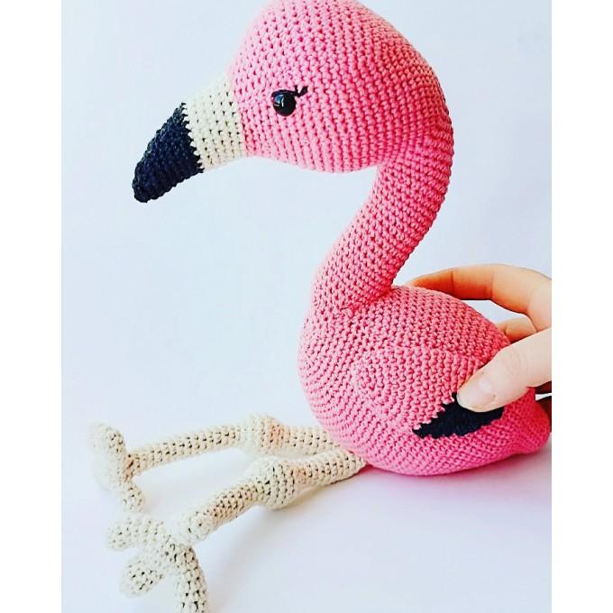Stuffed flamingo toy