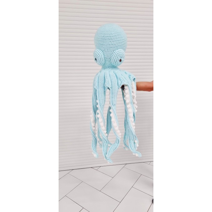 soft blue octopus decor