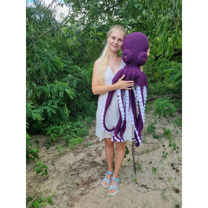 purple giant soft octopus