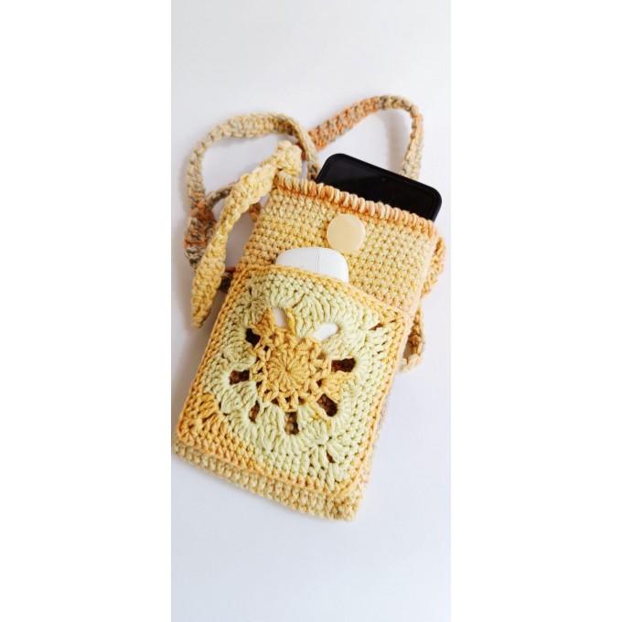 crochet phone purse