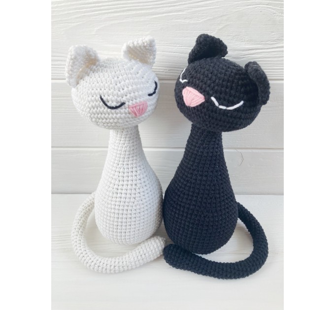 Pair of stuffed cats