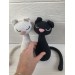 Pair of stuffed cats