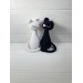 Pair of stuffed cats