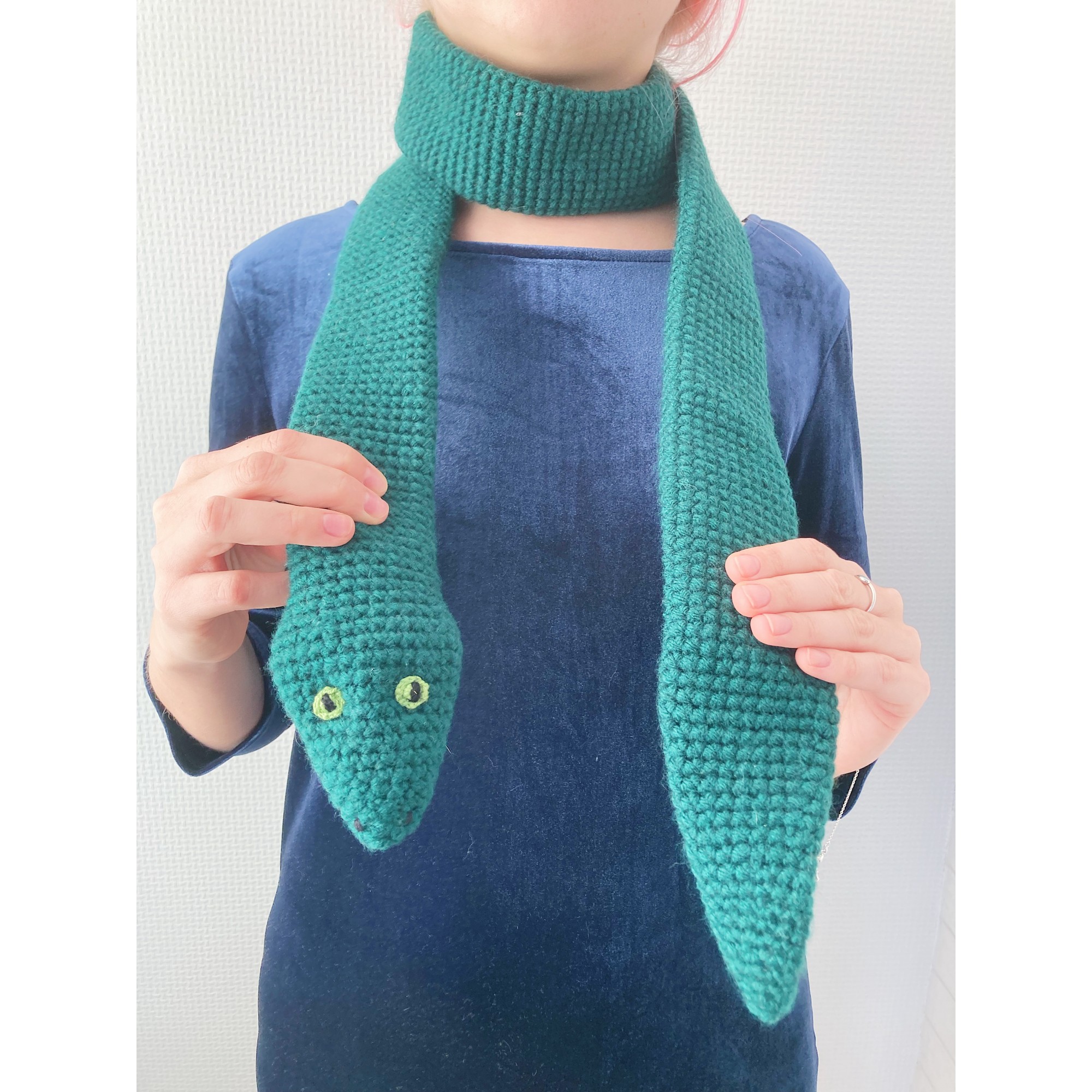 Snake scarf, unique reptile scarf