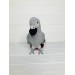 grey parrot plush toy