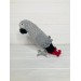 Stuffed African grey parrot 