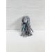 Afghan hound dog grey toy