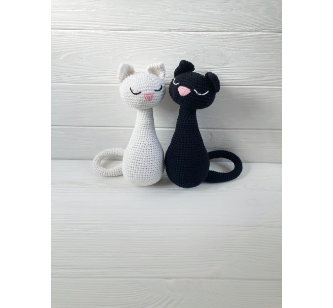 Pair of stuffed cats