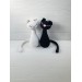 Pair of stuffed cats