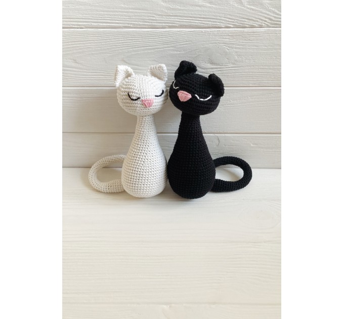 Pair of stuffed cats