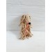 Afghan hound dog toy beige