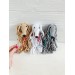 Afghan hound dog toy beige