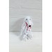 Afghan hound dog toy white