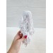 Afghan hound dog toy white