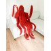 Orange whole body octopus blanket