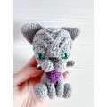 Plush sphynx cat grey