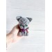 Plush sphynx cat grey