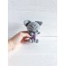 Plush sphynx cat grey