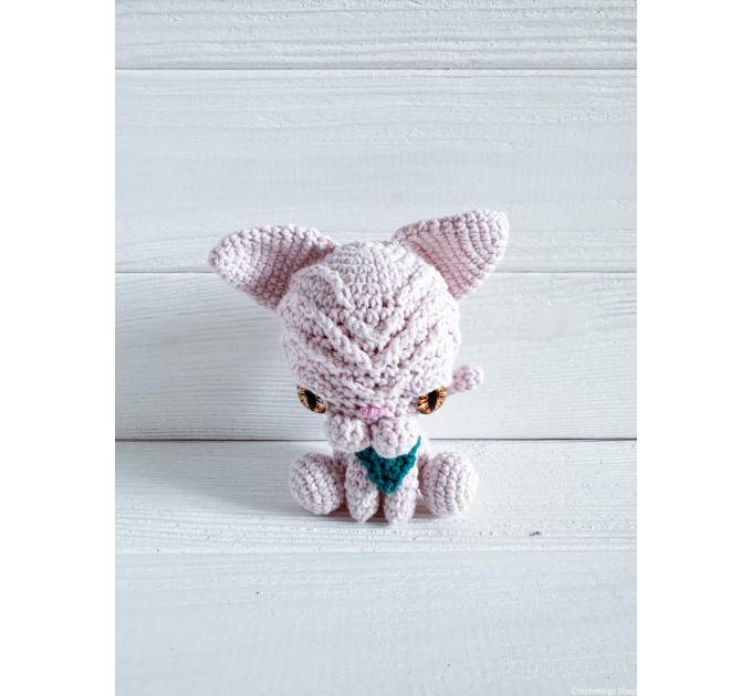 Plush sphynx cat pink