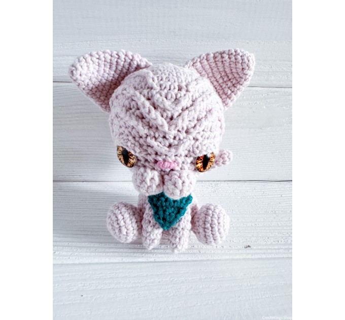 Plush sphynx cat pink
