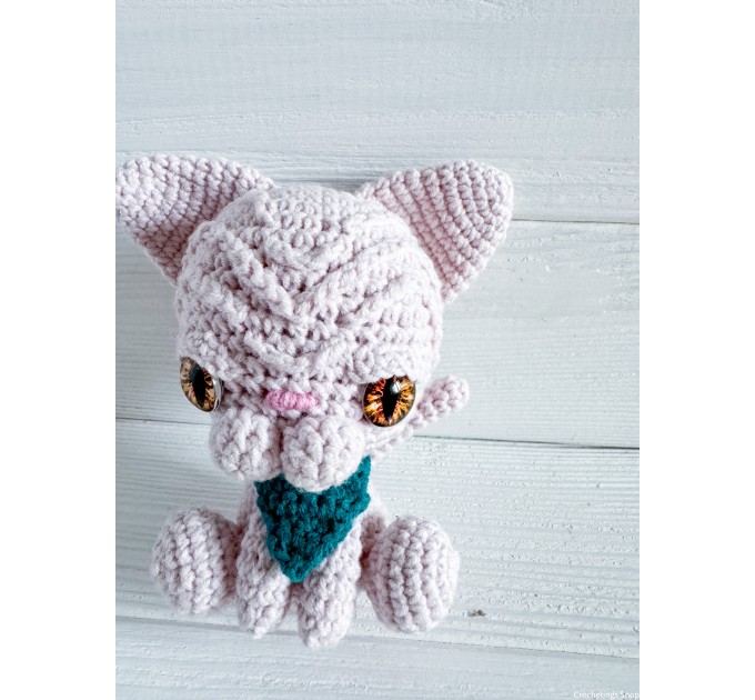 Plush sphynx cat pink
