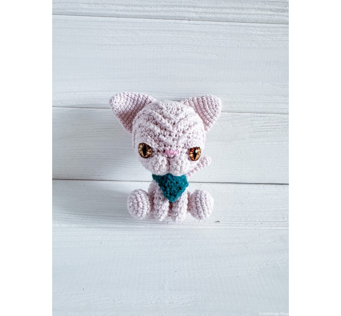 Plush sphynx cat pink