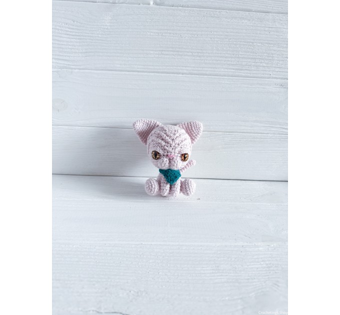 Plush sphynx cat pink
