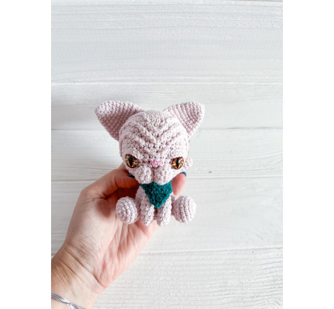 Plush sphynx cat pink