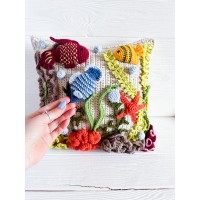 Coral reef pillow