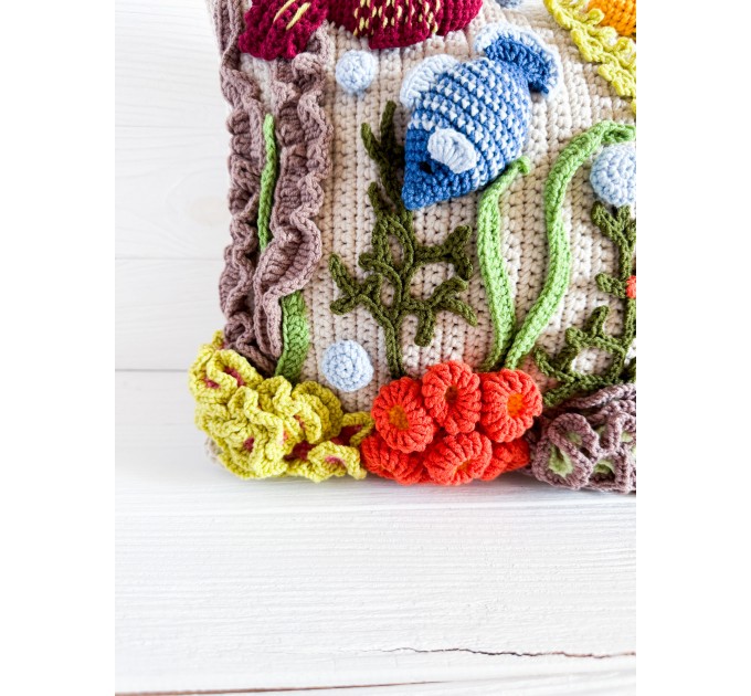Coral reef pillow