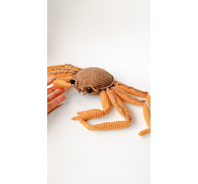 Stuffed dungeness crab toy