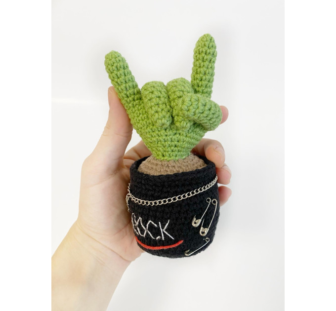 Cactus with rock fingers