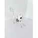 Crochet Cat Skeleton – Handmade Gothic Cat Plush