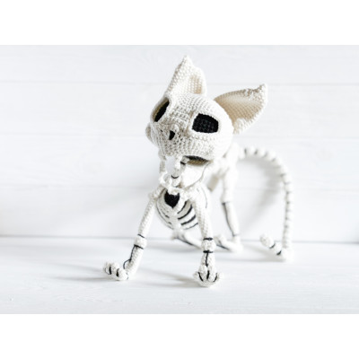 Crochet Cat Skeleton