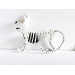 Crochet Cat Skeleton – Handmade Gothic Cat Plush