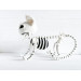 Crochet Cat Skeleton – Handmade Gothic Cat Plush