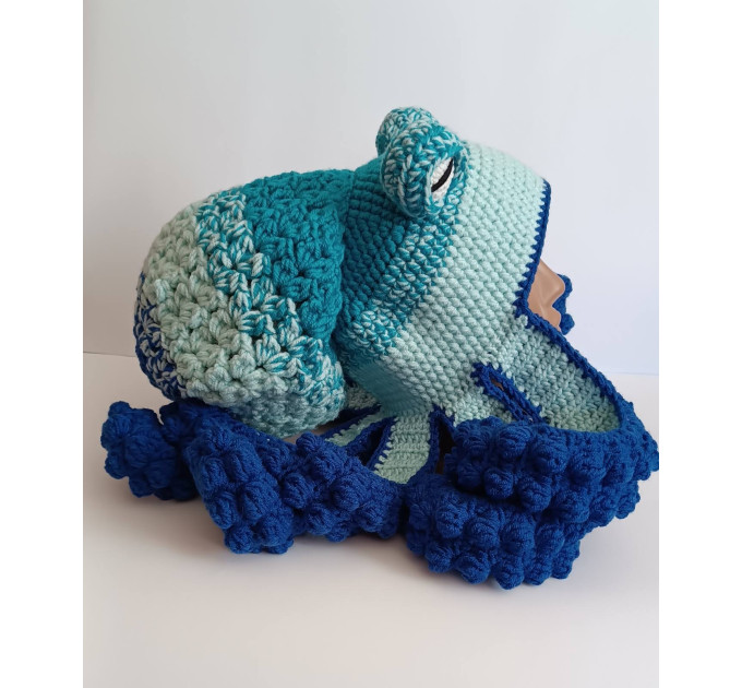 Handmade Crochet Octopus Hat