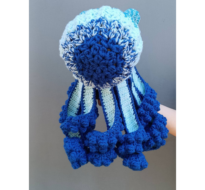 Handmade Crochet Octopus Hat