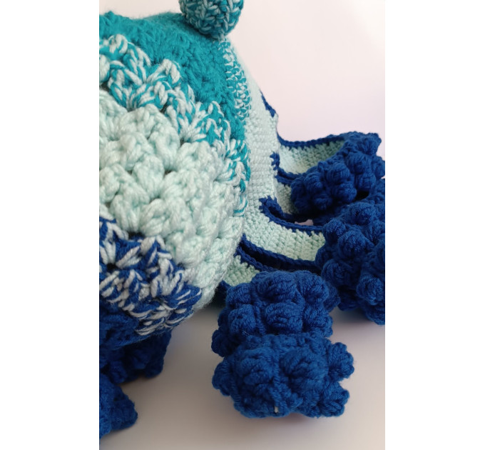 Handmade Crochet Octopus Hat