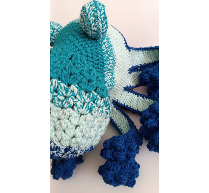 Handmade Crochet Octopus Hat
