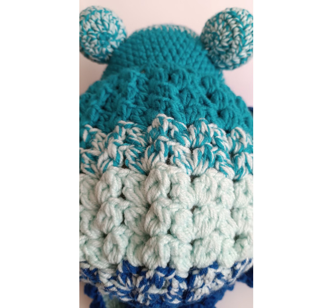 Handmade Crochet Octopus Hat