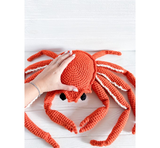 Large snow crab toy plush