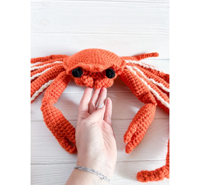 Large snow crab toy plush