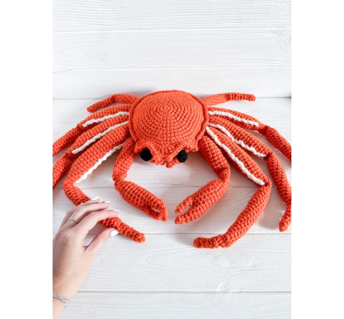Large snow crab toy plush