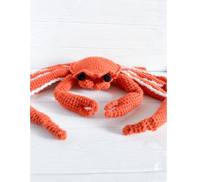 Large snow crab toy plush