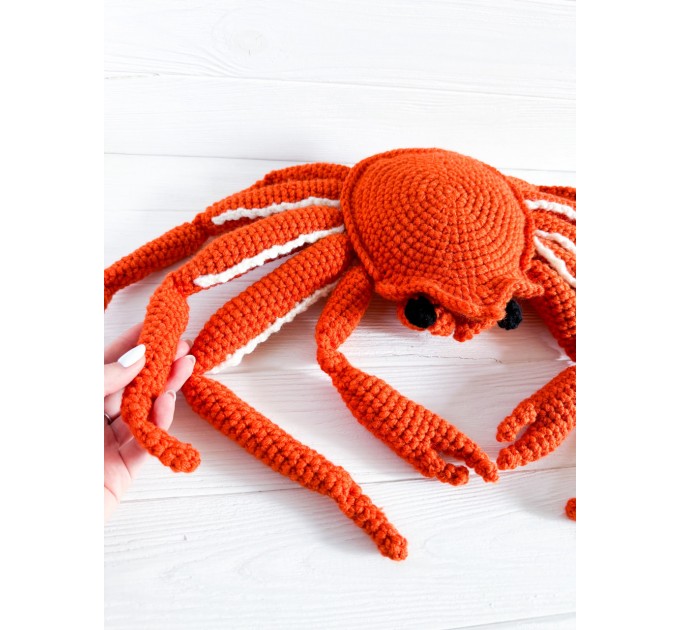 Large snow crab toy plush